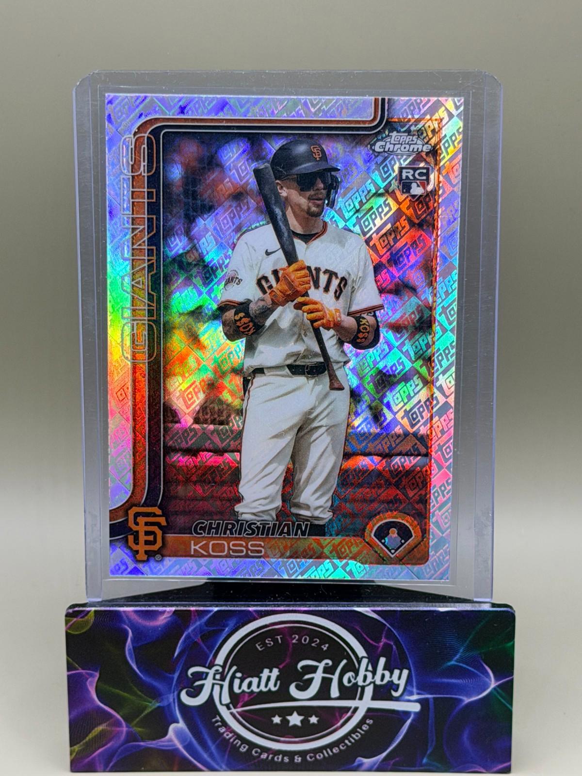 2025 Topps Chrome Update - Christian Koss #USC26 - Fanatics Logo Refractor (RC)