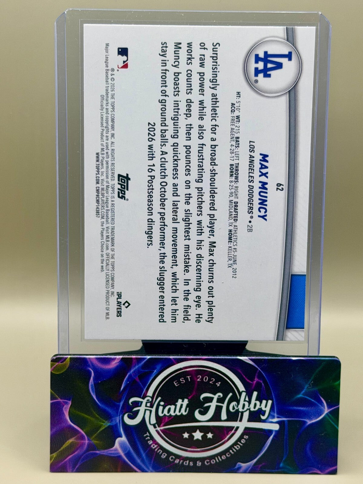 2026 Topps Series 2 Flagship Collection - #62 Max Muncy