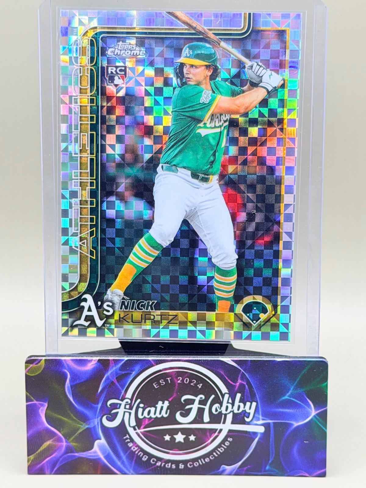 2025 Topps Chrome Update Nick Kurtz  #USC-178 X-Fractor RC Rookie