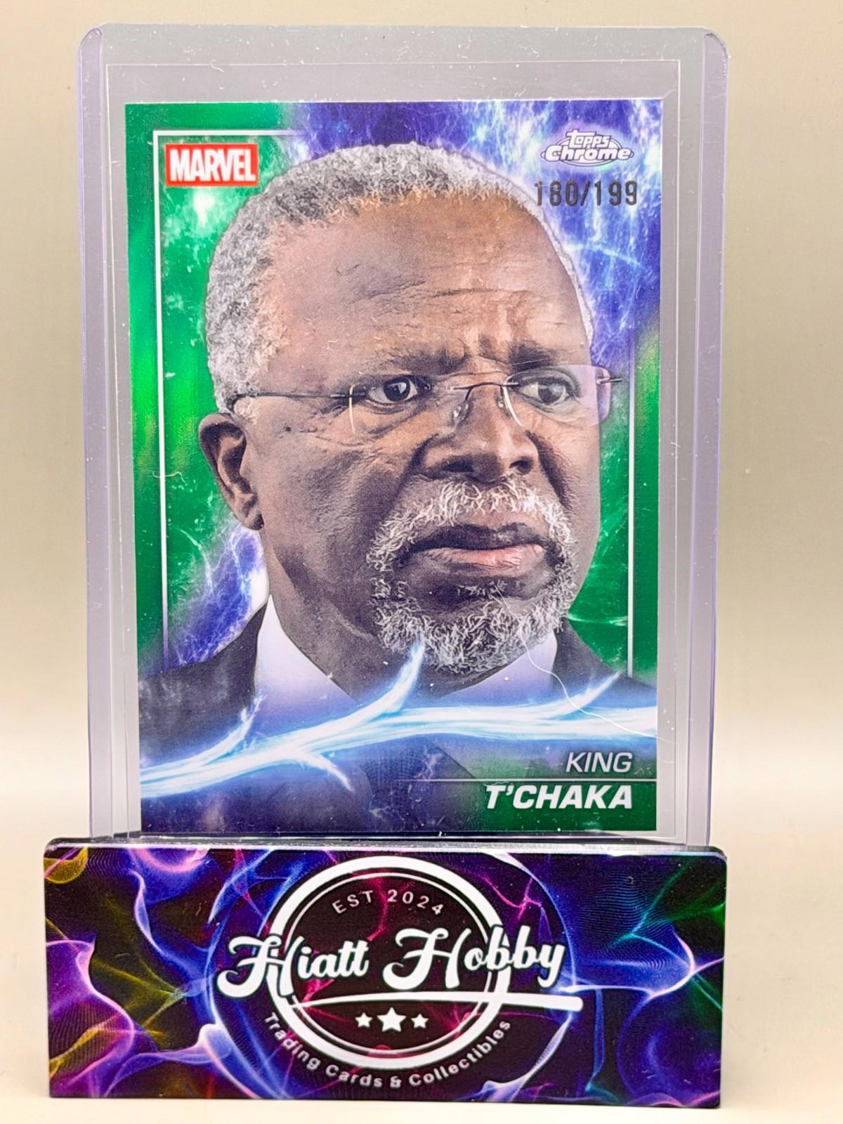 2025 Topps Chrome Marvel Studios - King T'Chaka #63 - Green /199