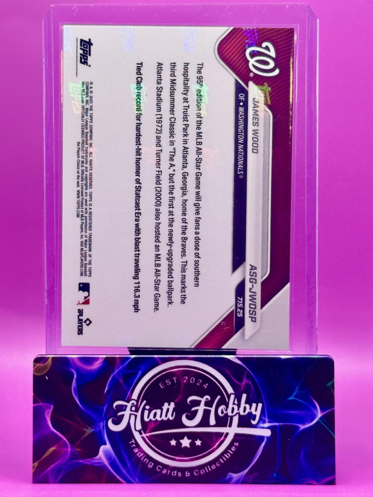 2025 Topps Now - James Wood #ASG-JWOSP - All Star Game SP