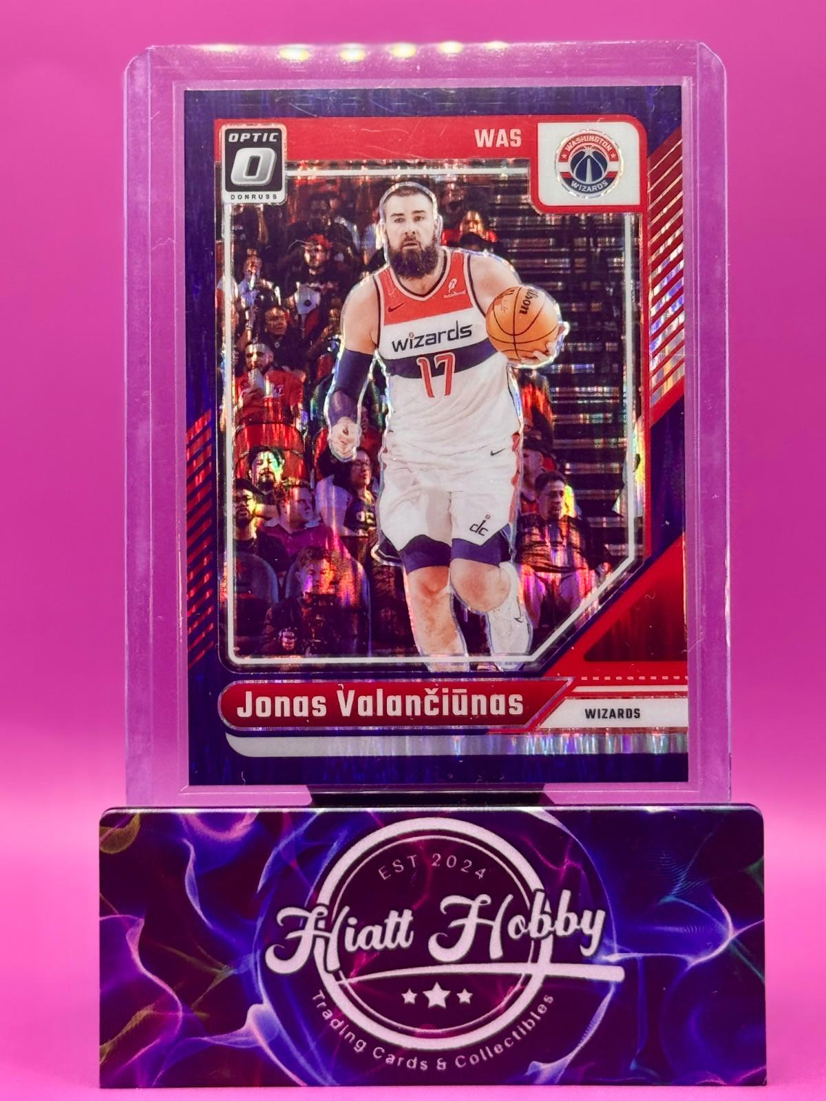 2024-25 Panini Donruss Optic - Jonas Valanciunas #21 - Purple Shock Prizm