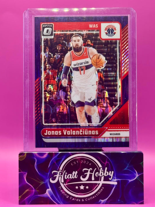 2024-25 Panini Donruss Optic - Jonas Valanciunas #21 - Purple Shock Prizm