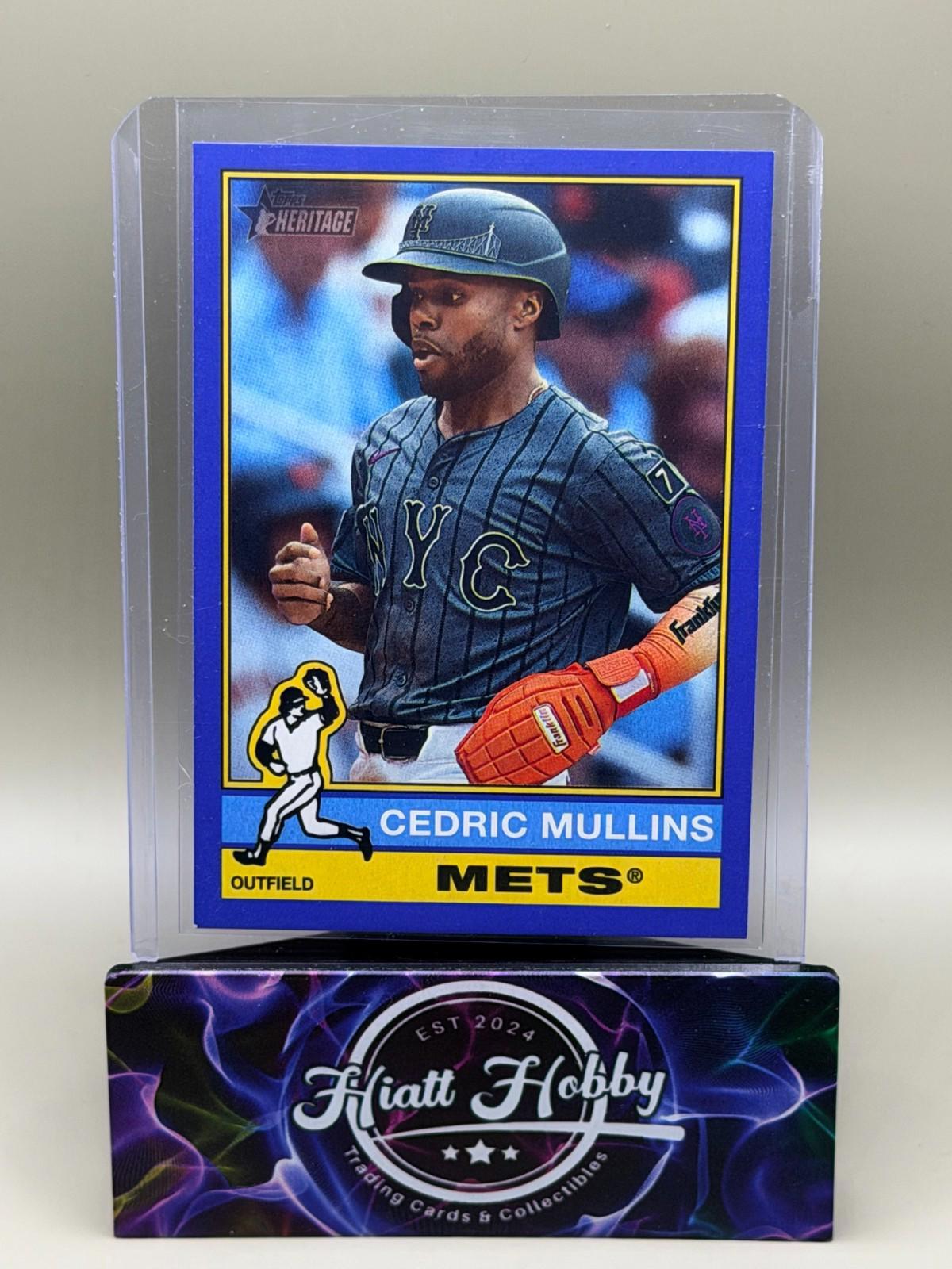2025 Topps Heritage High Number - Cedric Mullins #600 - Dark Blue Boarder