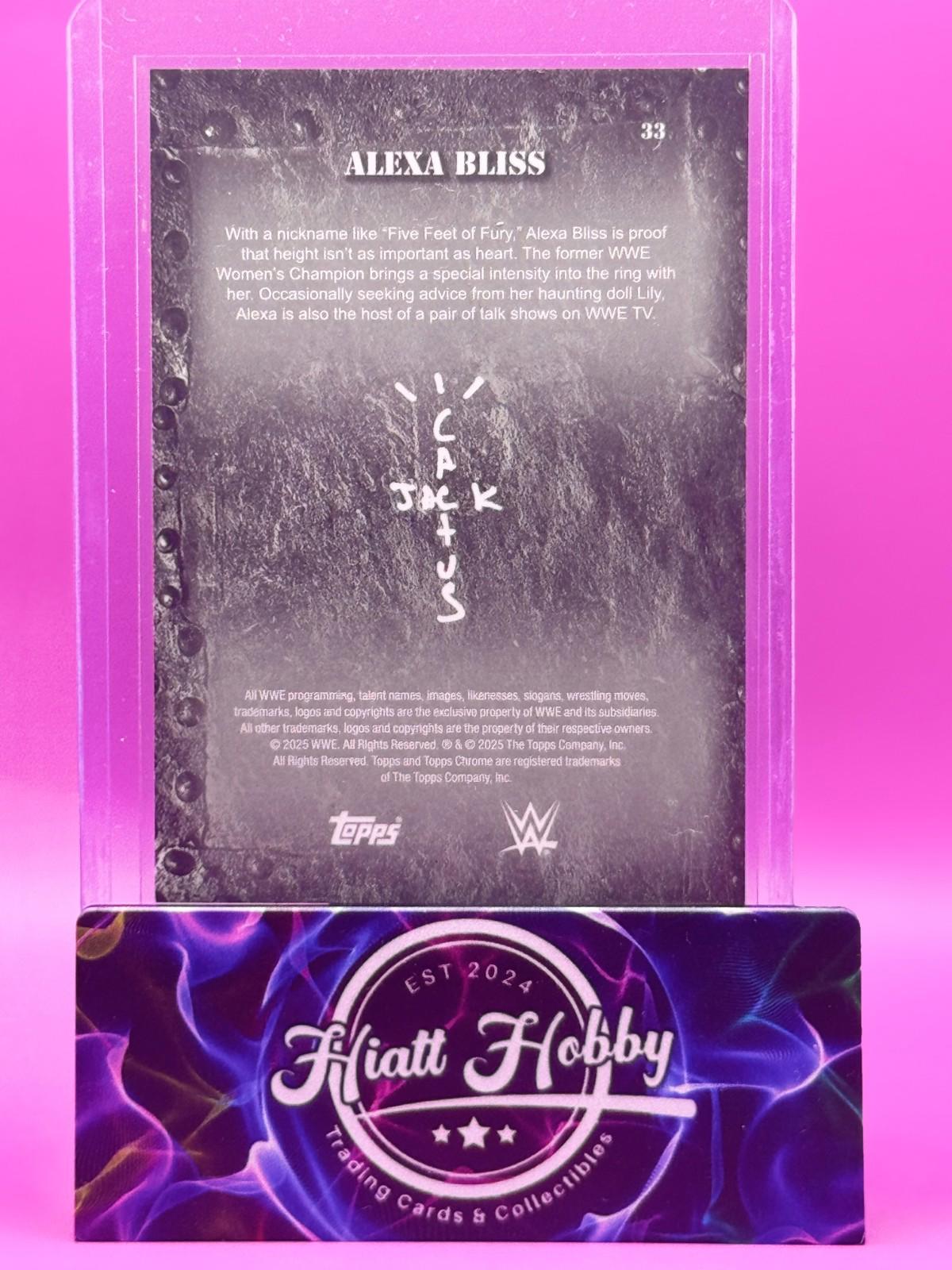 2025 Topps Chrome Cactus Jack WWE - Alexa Bliss #33