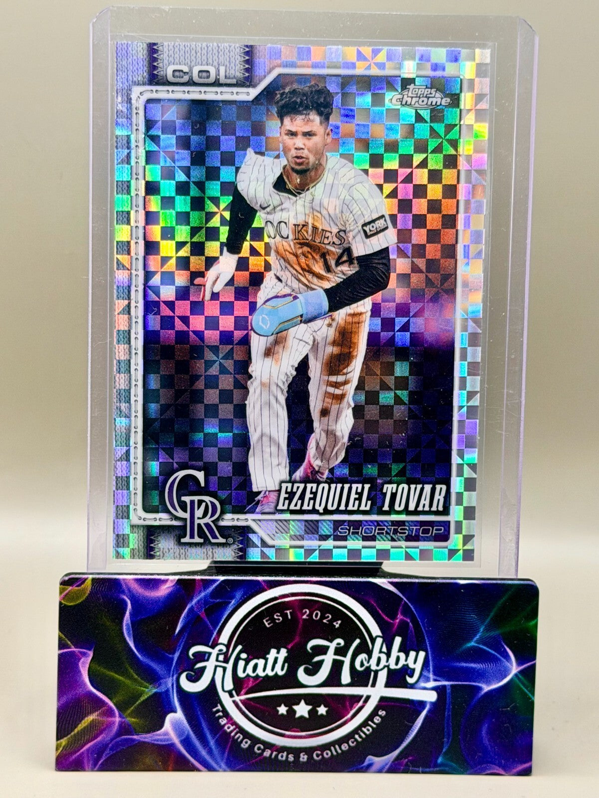 2026 Topps Chrome - #8 Ezequiel Tovar - X-Fractor