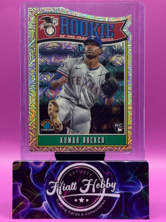2025 Bowman Chrome - Kumar Rocker #ROY-5 - ROY Favorites - Mojo