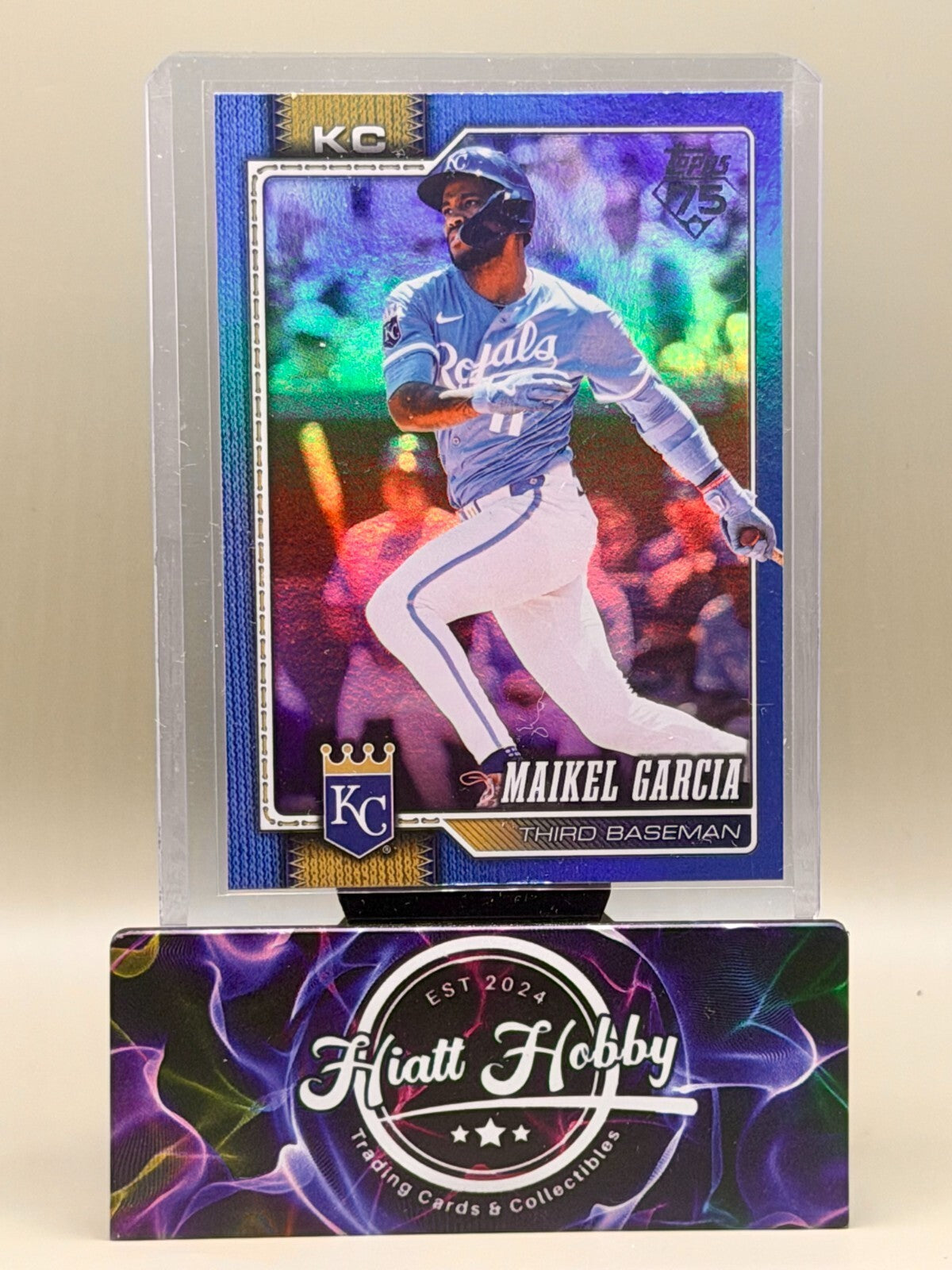 2026 Topps Series Two - #527 Maikel Garcia - Blue Foil /150