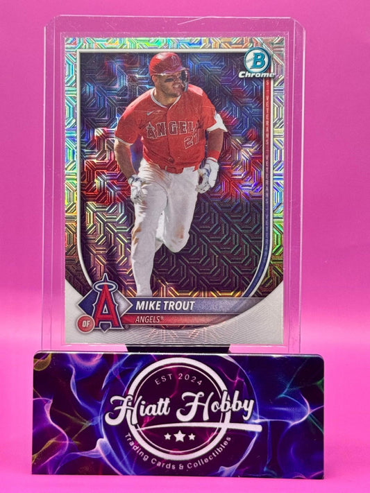 2025 Bowman Chrome - Mike Trout #1 - Mojo Refractor